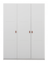 Schrank 150 cm mit Türen und Einlegeböden in weiß